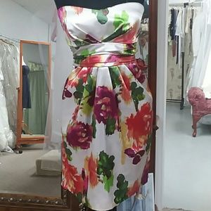 Floral print cocktail multi